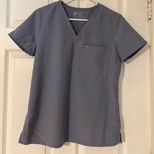Figs Catarina Vapor Blue Scrub Top